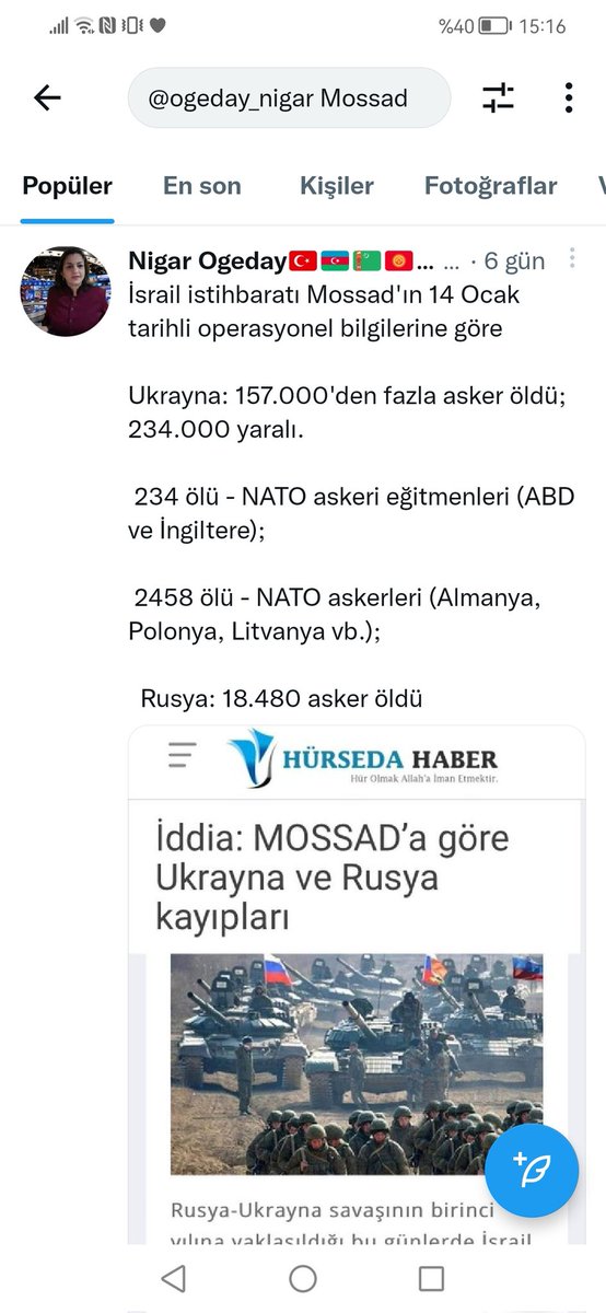 Ukrayna nın bu kadar. Ölüsü vardır ama Rusya nın ölüsü de 80 binin altında değildir

AB genel sekreterleri bile taa Eylül de Ukrayna nın 100 bin ölüsü vardır diyordu askeri kaybı yani