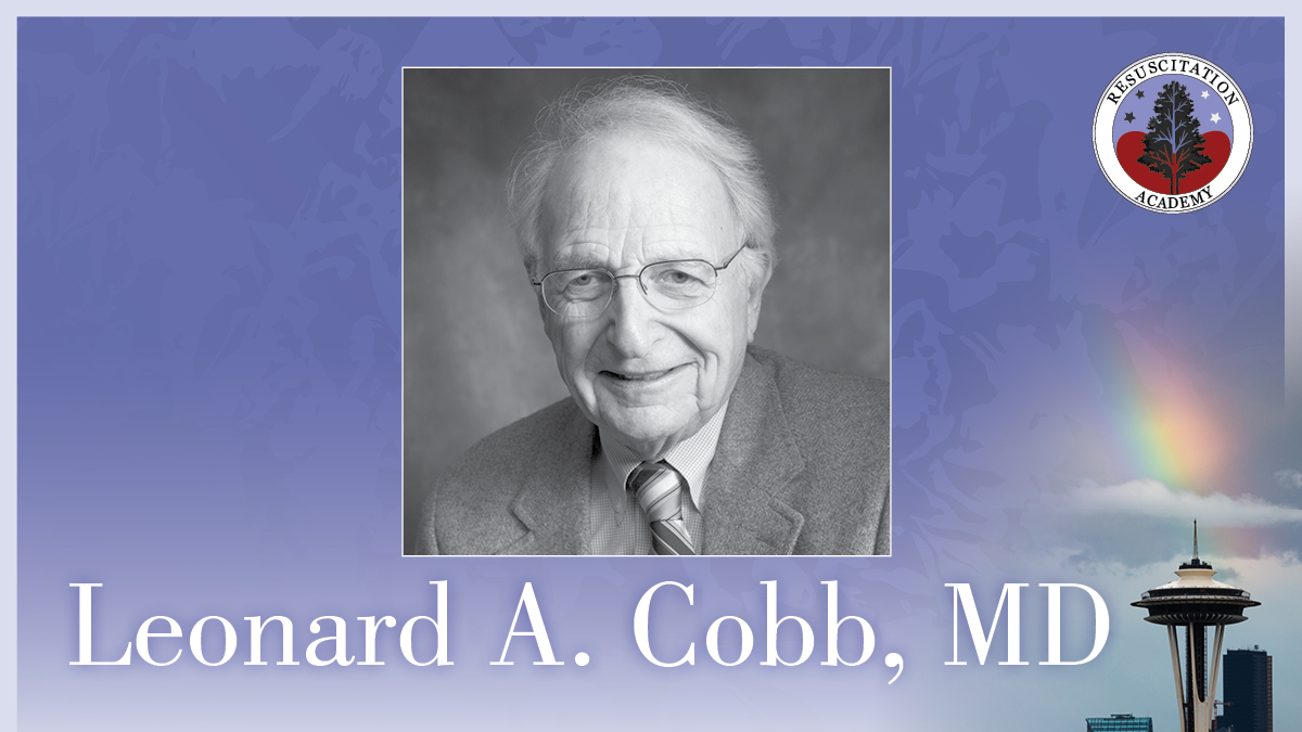 We lost a Great today: Dr. Leonard Cobb (1926-2023). Dr. Cobb helped create the RAF and spent 40yrs leading Seattle Medic One. His advice is timeless: there are no magic bullets; stick to quality CPR, and always measure/improve 
 your system. <a href="/SeattleFire/">Seattle Fire Dept.</a> <a href="/UWMedicine/">UW Medicine</a> @global_RA
