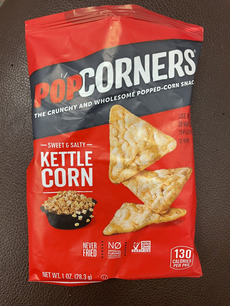 Super Bowl commercial was not lying. These are a top tier snack. #SuperBowlLVII #PopCornersBreakingGood