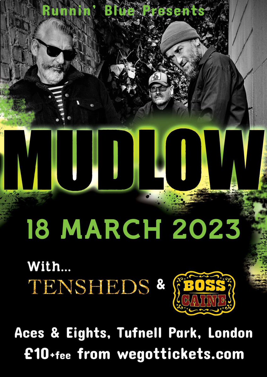 blue_runnin's tweet photo. @MudlowUK @LordTensheds @BossCaine live @Aces_Bar in Tufnell Park, London. Tickets from https://t.co/sSqwY7mSzy https://t.co/3ZDwahytaa