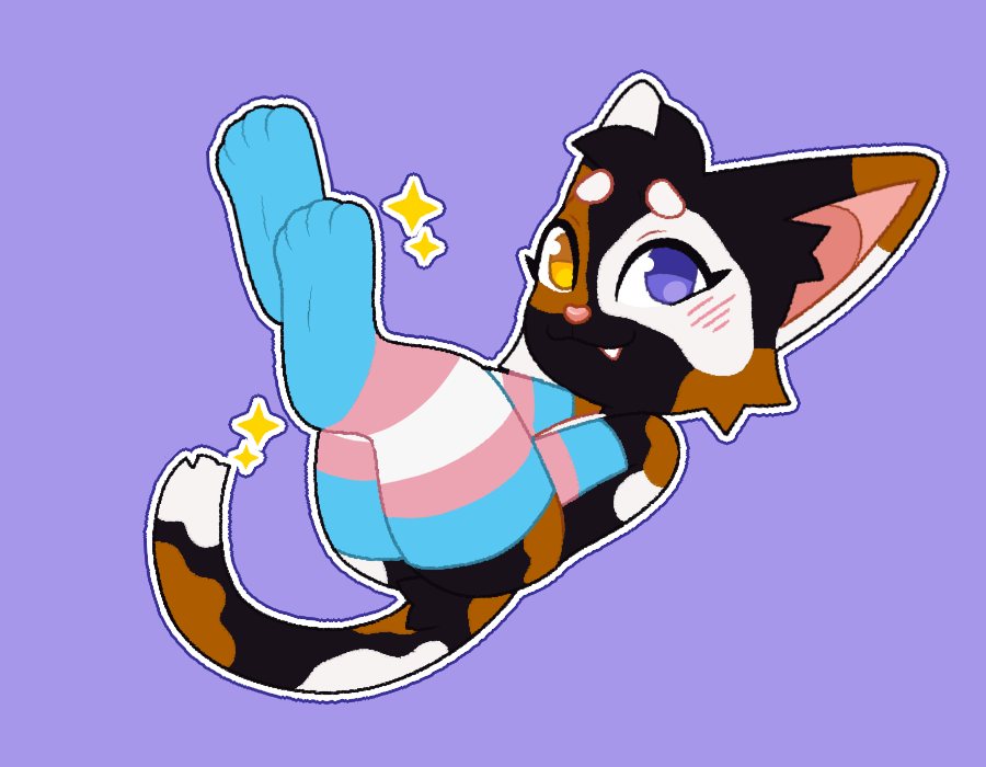 MewEclipseVT's tweet photo. Happy Valentine's Day! Hope ny'all are eating lots of good treats! I did reach 100 followers on my last stream so as promised here's cat dad showing off his toe beans in socks~
Art: @DIGNOTIONS
๐#VTuber | #VTuberUprising | #ENVtuber | #VTuberEN | #LGBTuber | #illusclipse ๐ https://t.co/RtE1ULGINf