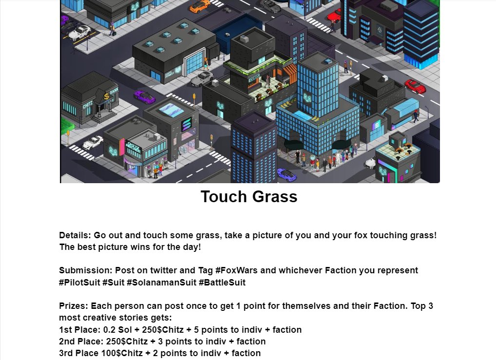 SuitCoalition's tweet photo. Second challenge of the Week Touch Grass
Be sure to also tag @SuitCoalition so no entries get miss!! Winners of Day 2 will be announced shortly!!
#FoxWars https://t.co/d7YcMsZpX6