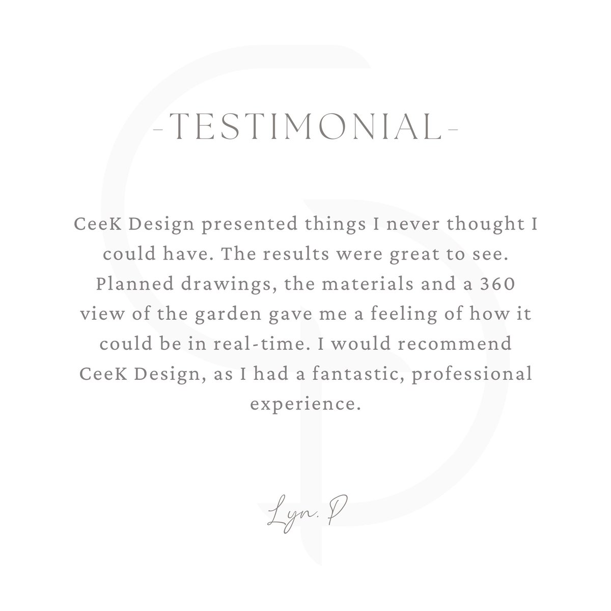 CeeKDesign's tweet photo. A Great Review from client project Meadow. I am truly grateful. 
Thank you 💕
#clientlove #sheffield #gardening #interiordesigner #southyorkshire https://t.co/CKx4uqX236