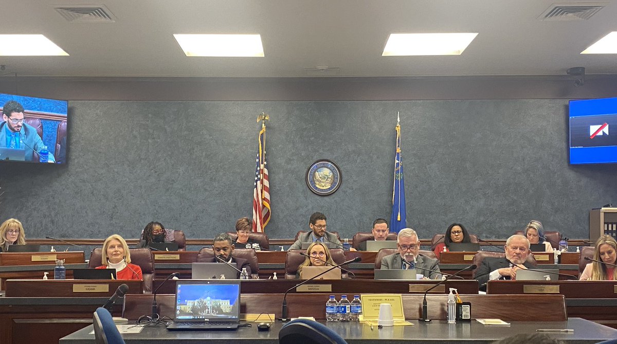 KatStevns's tweet photo. Thank you to Chairman @HowardWattsNV and Assm G&amp;I committee members for the opportunity to present on AV tech and @nuro’s investment in #nevada (manufacturing &amp; testing track) https://t.co/KS0sm4xjPg