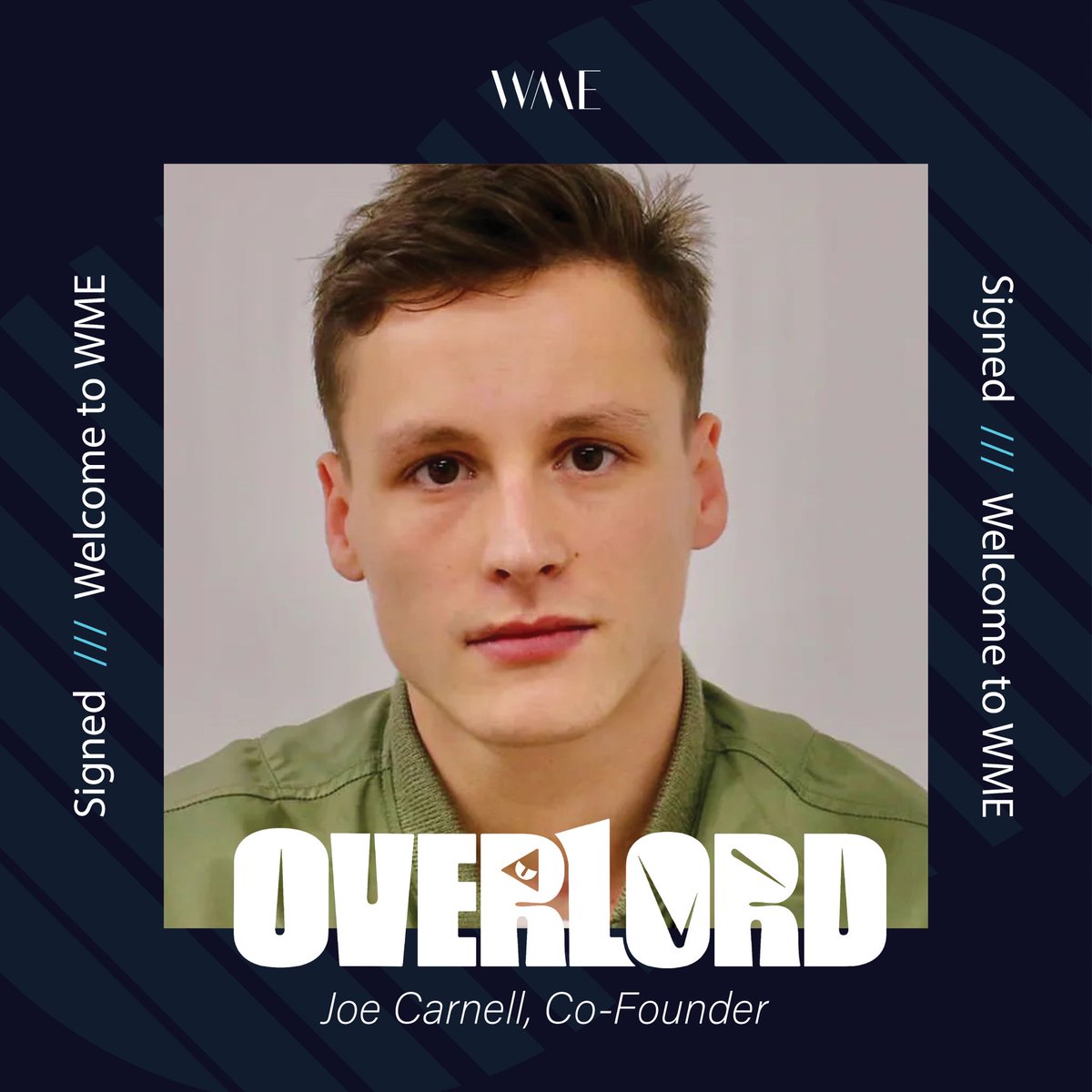 WME has signed @overlord_xyz, a web3 entertainment and gaming company co-founded by Dom Smith and Joe Carnell. 

Link for full coverage: bit.ly/3YO7AQb