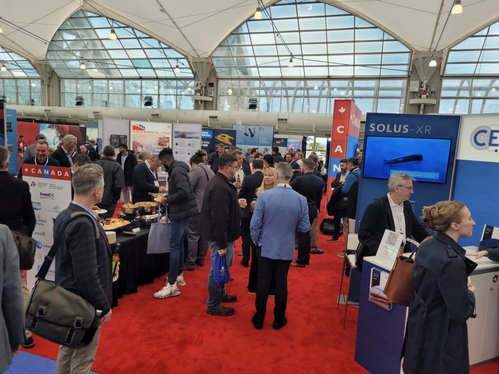 GeoSpectrumTech's tweet image. Attending @OceanologyIntl?
Drop by the Canadian Pavilion, grab a beverage, and enjoy the opening reception!
#OIAmericas #CanadaOceanTech #OIA