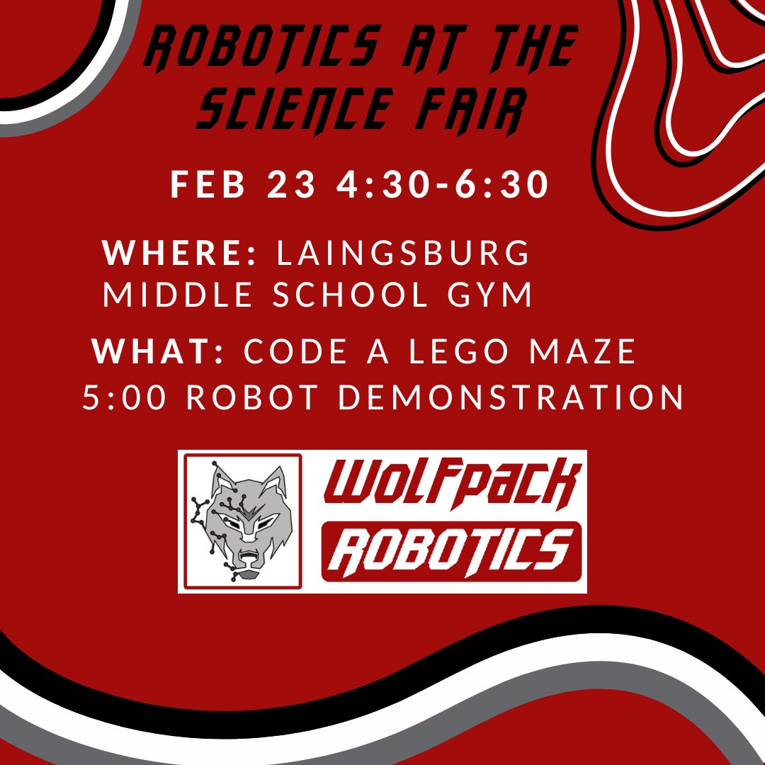 Red Thunder Robotics (@redthunder7166) on Twitter photo Come check us out at the Laingsburg Science Fair!
#frc #OMGrobots #Robotics #First #firstinspires #firstinmichigan #firstrobotics #Stem #stemeducation #womeninstem #Chargedup #sciencefair #laingsburg #Science Come check us out at the Laingsburg Science Fair!
#frc #OMGrobots #Robotics #First #firstinspires #firstinmichigan #firstrobotics #Stem #stemeducation #womeninstem #Chargedup #sciencefair #laingsburg #Science