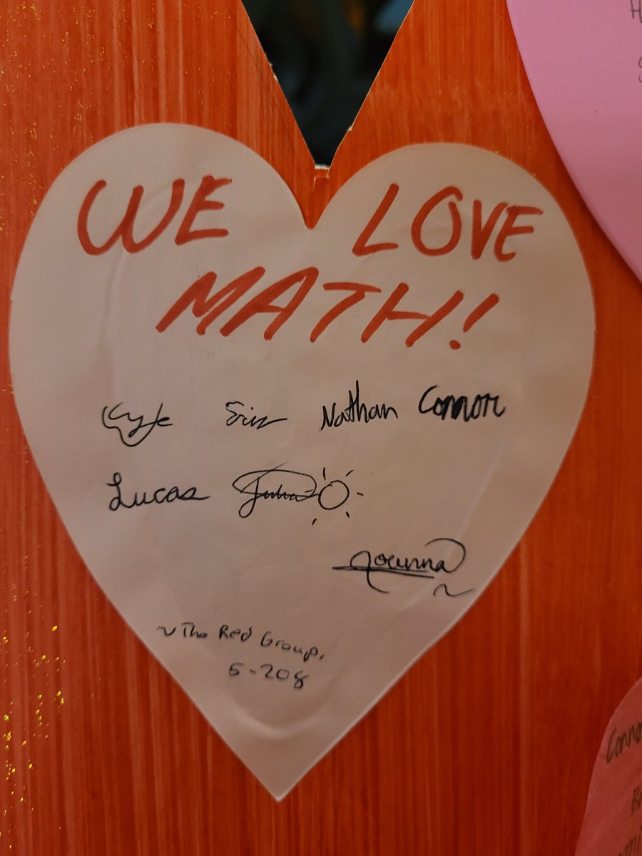 94QDavidDPorter's tweet image. Love is in the air @PS94DavidPorter 
Students created math messages for their awesome math teacher 🐼💌
@NYCSchools #welovemath #MsAronson @MrsQuartarone @PTAofPS94Q 🐼📣💖
