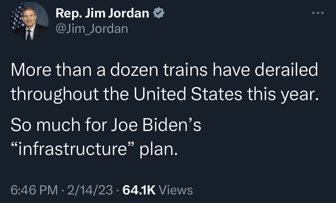 Yes, because 5 minutes after funding is passed the infrastructure of an entire nation that has been crumbling for 50 years is all repaired and replaced overnight. This truly is a thoroughly dumbed-downed party.