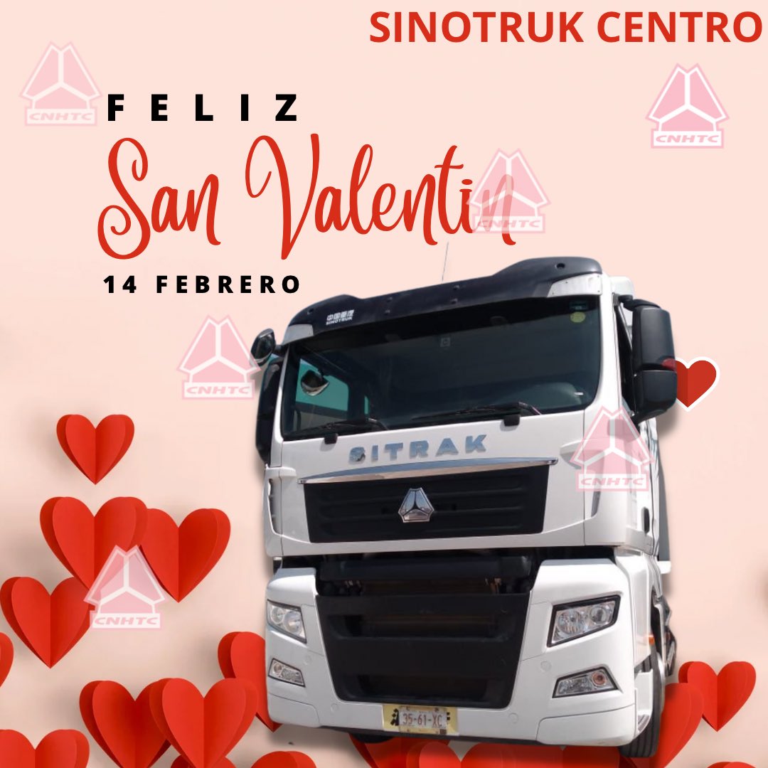 sinotrukcentro's tweet photo. Sinotrukeros Feliz día de san Valentín! 

#sinotrukcentro #Sinotruk # amor #14febrero #sitrak https://t.co/4pF7YnaxsZ