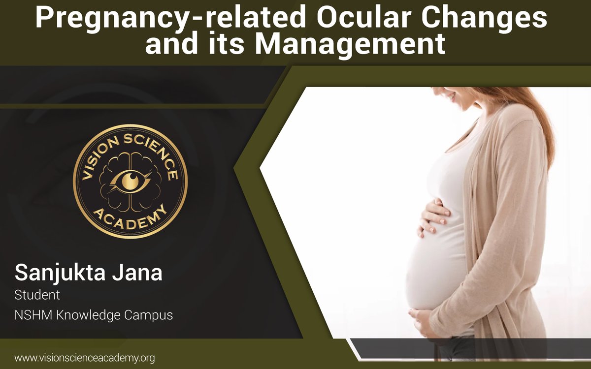 science_vision's tweet photo. Pregnancy-related Ocular Changes and its Management
By - Sanjukta Jana, NSHM Knowledge Campus
Read here▶️ https://t.co/SaUGeDTLJu
#eyehealth #optometry #eyecare #pregnancy #ocularchanges #systemicdisease #women #vision #eye #healthcare #blog #optometrists #visionscienceacademy https://t.co/U9g2xJwTAd