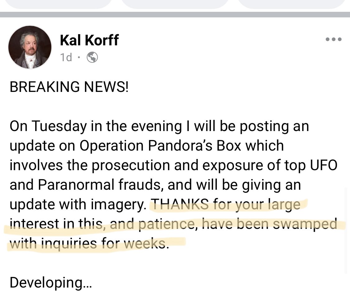 KalKorffExposed's tweet photo. Swamped with inquiries for weeks.
😂
No you haven’t, @kalkorff.
#bullshit #nonsense #reno #nevada #stolenvalor #nothingburger #flyingsaucer #alien #lasvegas #washoe #ufo #skeptics #balloon #roswell #no #apple #claris #hypercard #renopolice #forensics #sproutsfm #dollartree #bs https://t.co/vvLfxaK0Kf