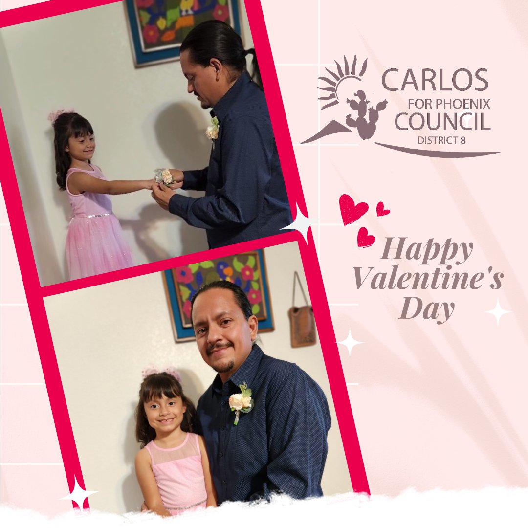 It was nice to take a break from campaigning and city life to take my daughter to the Sweetheart Dance. 💕

Happy Valentine’s Day y’all!