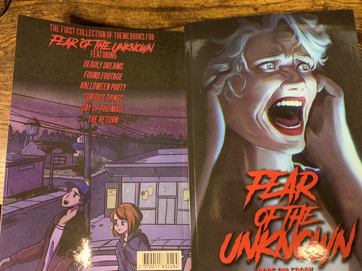 Lookie lookie what the Kickstarter faerie brought me! Thank you <a href="/SixpenceGames/">Thomas Eliot</a> ! #rpggames #tabletopgames #fearoftheUnknown