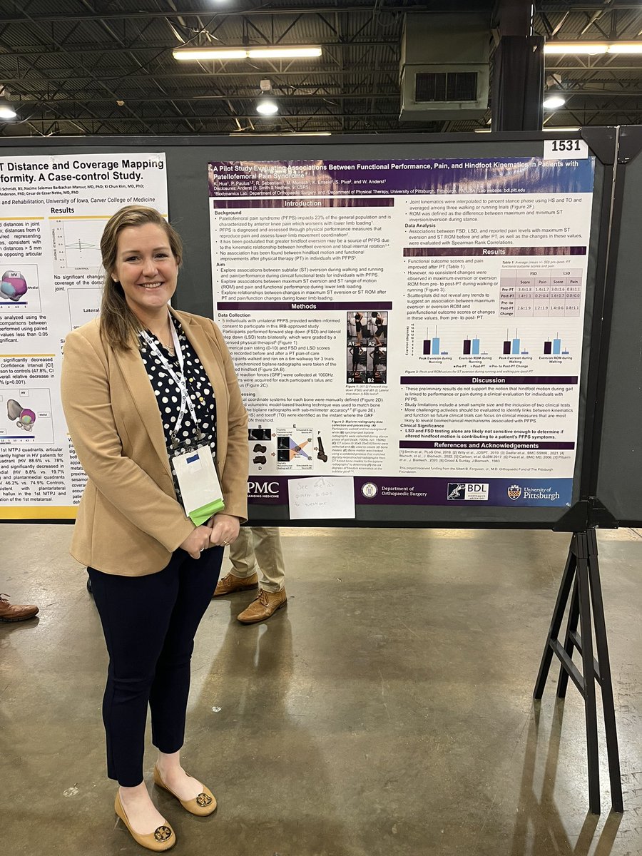 Such a wonderful weekend sharing our work and meeting with researchers and clinicians who are interested in orthopedics! #ORS2023