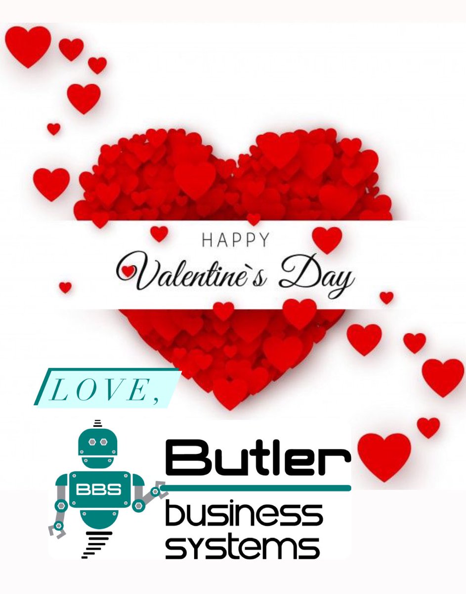 Whether you are in a relationship or single this Valentine’s Day…. You can always count on Butler Business Systems for endless love and support! ❤️❤️

Even if you aren’t feeling the love this holiday, make sure your business does!

Contact us today!!