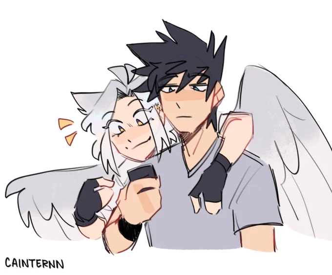 valentines day with the bbs#oc #ocart #ValentinesDay 