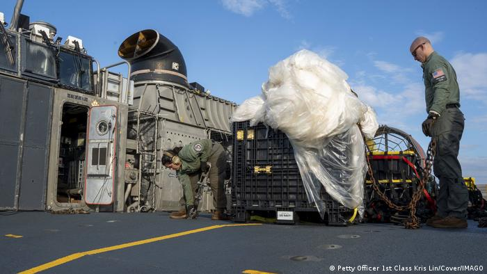 Esta es la mejor vista hasta ahora de uno de los globos de China  capturados por militares de USA