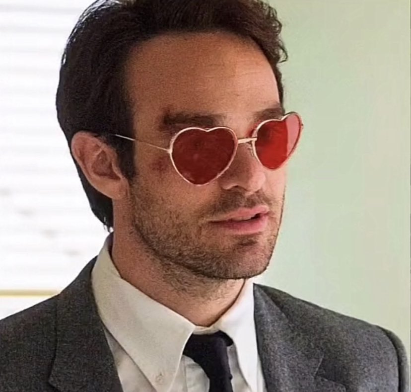 Happy valentine’s day from matt and the glasses i got him <3