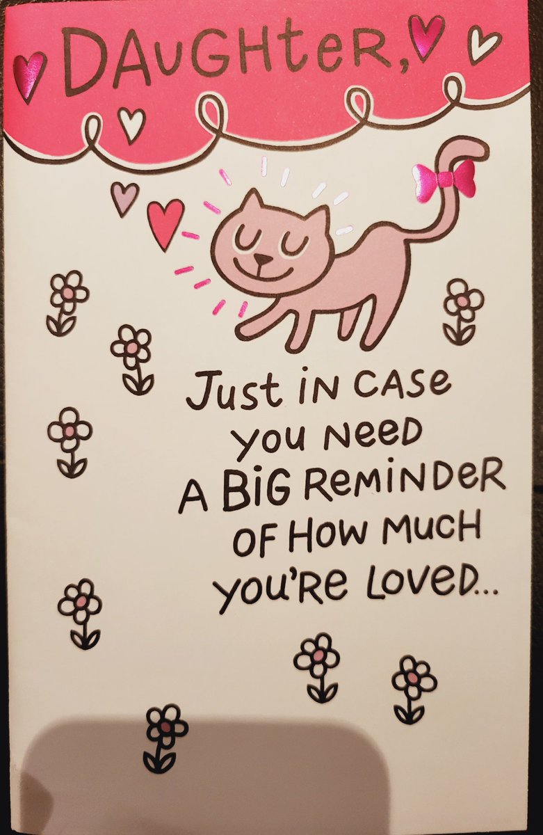 cattivaoui's tweet photo. Every "occasion" since I was little he has never forgotten and there was always a card he bought. He picks the best cards ❤️ #BlessedDaughter #IncredibleDad #LoveYouDad #ValentinesDay https://t.co/wUkc7BHozA