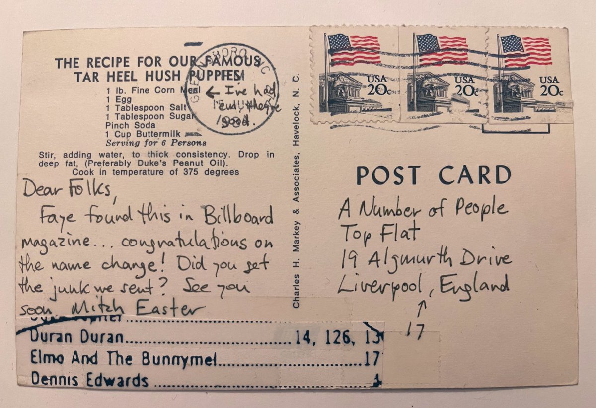Will_Fuzz's tweet photo. Found this card off Mitch Easter from 1984 ha ha ha. https://t.co/SXzcapMejj