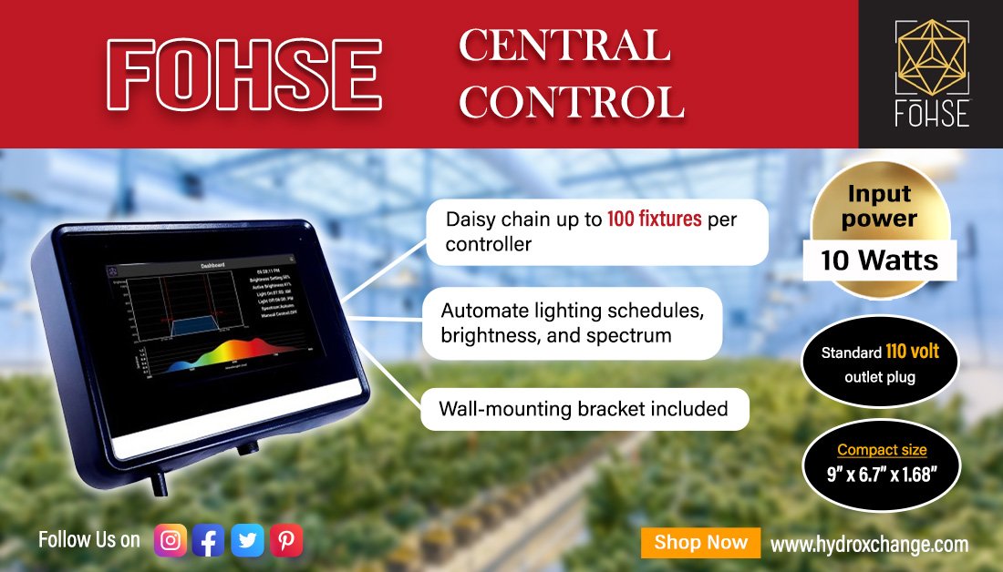 HydroxchangeCom's tweet photo. The Fohse Grow light controller module allows you to control all of them with a single tap or swipe
 https://t.co/FC5CBKy7mv

#horticulture #gardening #plants #agriculture #usa #california #indoorgardening #hydroxchange #ledlights #lightings #indoorfarming #fohse #fohsegrowlight https://t.co/kybQvEl6kv