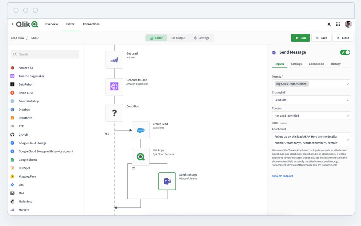 Want to learn more about #Qlik Application Automation- including new connectors and templates to jumpstart workflow creation. Watch the video now! infl.tv/lWyB