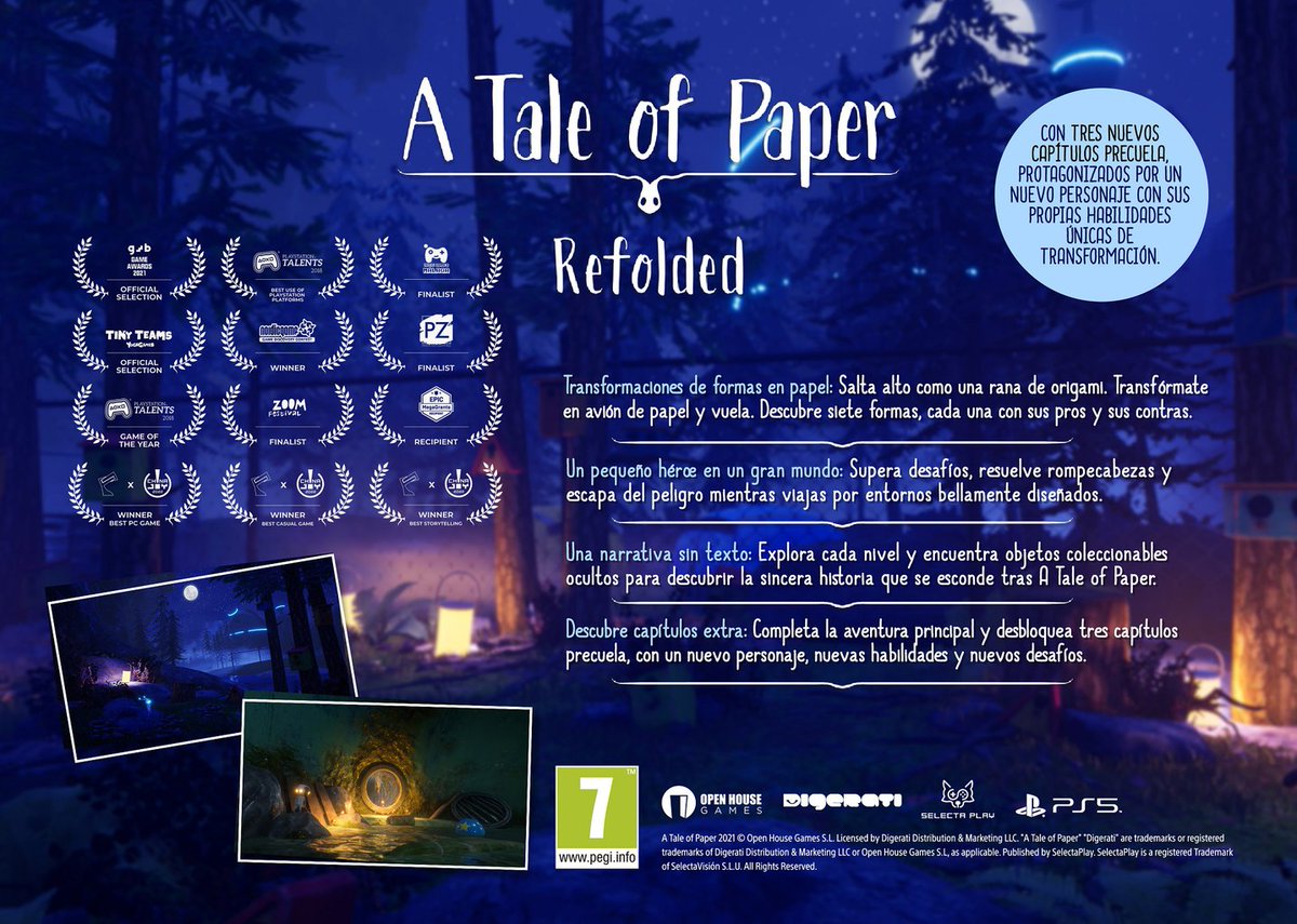 ryukn1's tweet photo. A Tale of Paper tendrá una edición física en PS5 con Selecta Play https://t.co/oEAsXJEaC0 https://t.co/zl5pEiiVW6