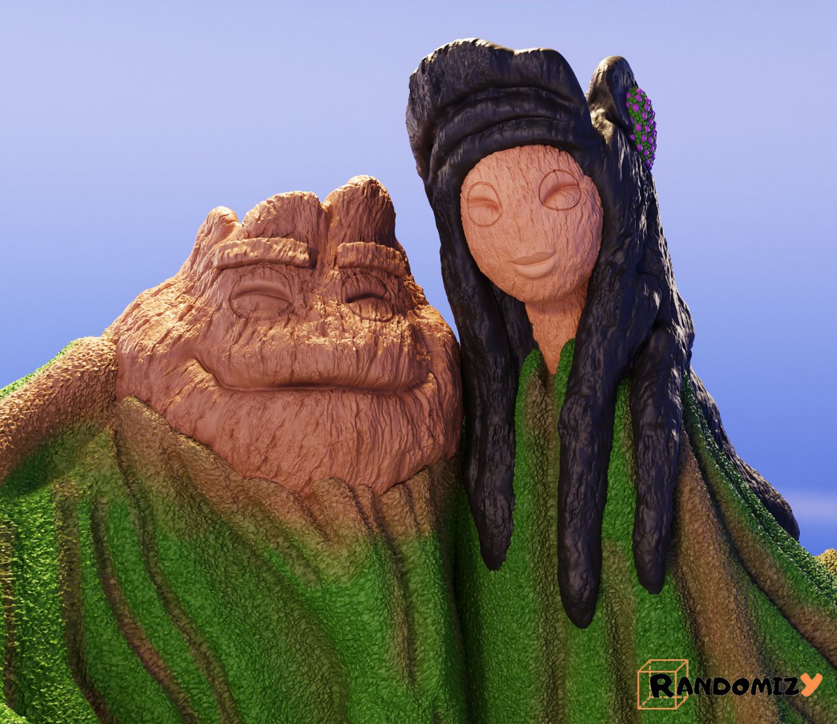 Randomizy3D's tweet photo. #HappyValentinesDay β€οΈ
Here's my #fanart of one of the most romantic and adorable couple (in my opinion): Uku and Lele from the #Disney short-movie "Lava" ππ
Hope you like my little homage to this iconic couple ππ
https://t.co/6XTPMHADl4
#3Dprinting #blender3D #RandomizY https://t.co/581H8gYXMT