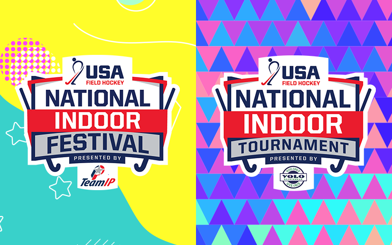 USAFieldHockey's tweet photo. For results, pool standings and more, check out the National Indoor Festival, presented by @TeamIP, and U-14 Girls &amp; Co-Ed National Indoor Tournament, presented by @YOLOSportswear, online Event Programs.

#NIF2023: https://t.co/enP2b4SyO8
#NIT2023: https://t.co/D7MyrIgsVw https://t.co/yOBDepoJlF