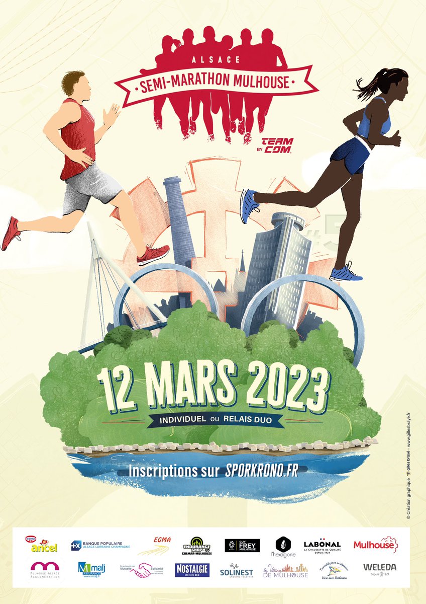 Nouvelle affiche pour notre 5e édition #affiche #semimarathon #mulhouse
