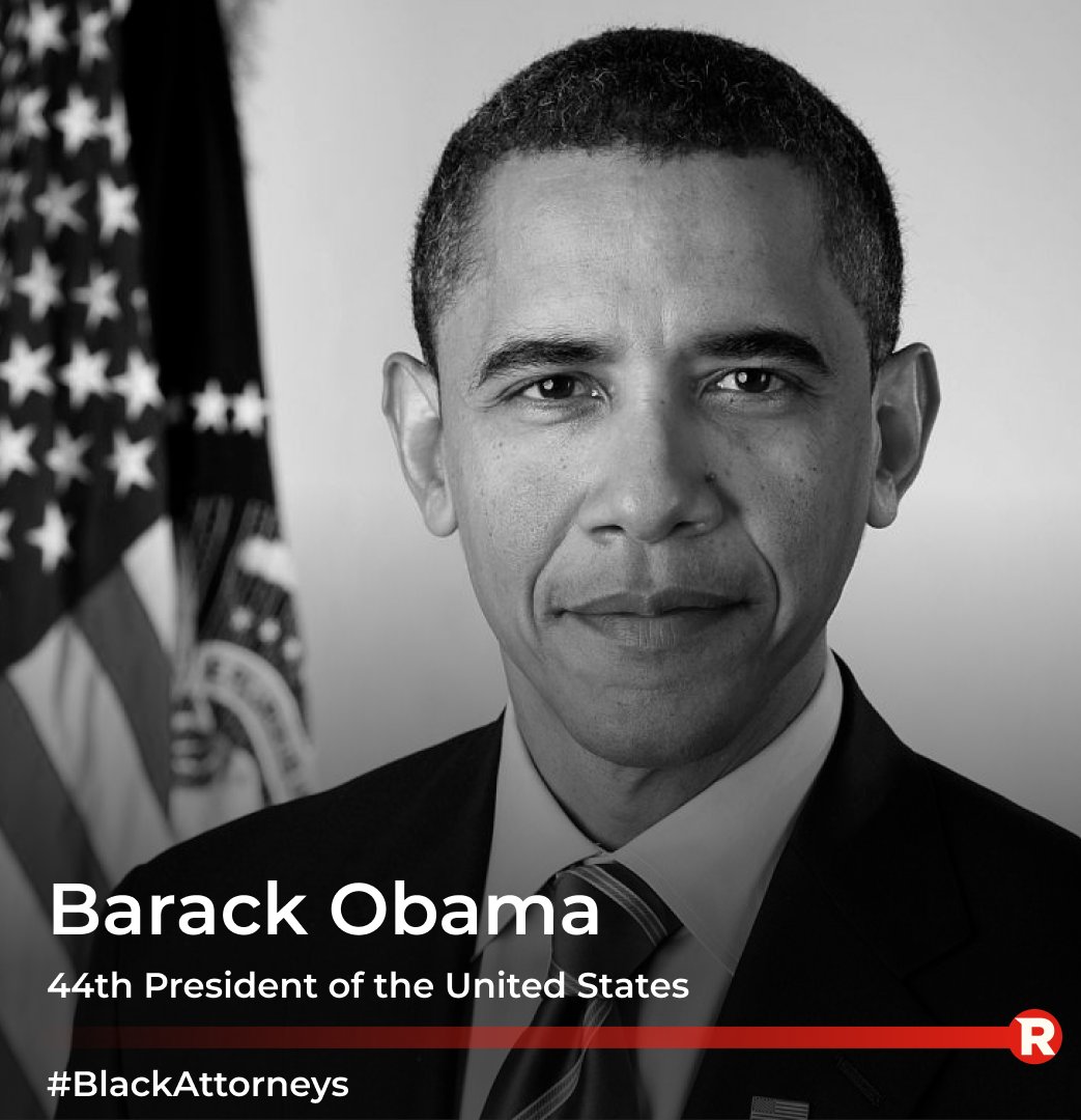 RocketLawyer's tweet photo. In honor of #BlackHistoryMonth, we’re using our platform to celebrate the #BlackAttorneys who shaped the U.S. Today we’re celebrating @barackobama, 44th President of the United States and the first Black U.S. President.

#RocketLawyer https://t.co/RcyD66u4YF