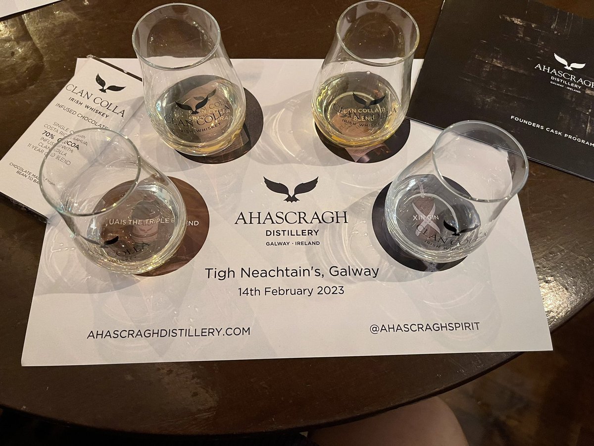 CelticCrystal2's tweet photo. Amazing #Ahascragh Whiskey and Gin tasting experience @tighneachtains Galway https://t.co/6p9JrZVX29