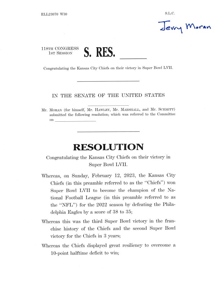 Senator Jerry Moran on Twitter: