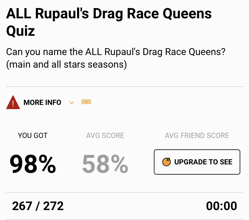 ricardo on Twitter "Pues ya terminé el quiz y por un pelo de culo no