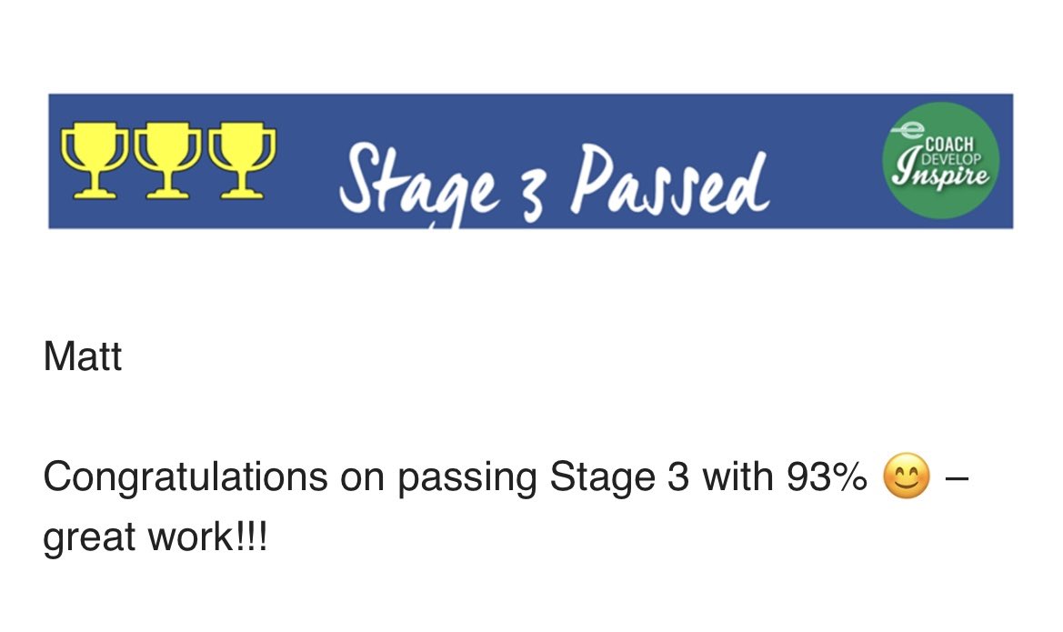 Matthew Johnson (@mattjohnsonerac) on Twitter photo Over the moon to have passed my stage 3 with 93%. Onto MQI now 👀👀👀#watchthisspace <a href="/ParfittDafydd/">Dafydd Parfitt</a> <a href="/LukeAbrahamERAC/">Luke Abraham ERAC</a> <a href="/AbbyShardlow1/">Abby Shardlow</a> <a href="/SteveWrenU2/">Steve Wren</a> Over the moon to have passed my stage 3 with 93%. Onto MQI now 👀👀👀#watchthisspace <a href="/ParfittDafydd/">Dafydd Parfitt</a> <a href="/LukeAbrahamERAC/">Luke Abraham ERAC</a> <a href="/AbbyShardlow1/">Abby Shardlow</a> <a href="/SteveWrenU2/">Steve Wren</a>