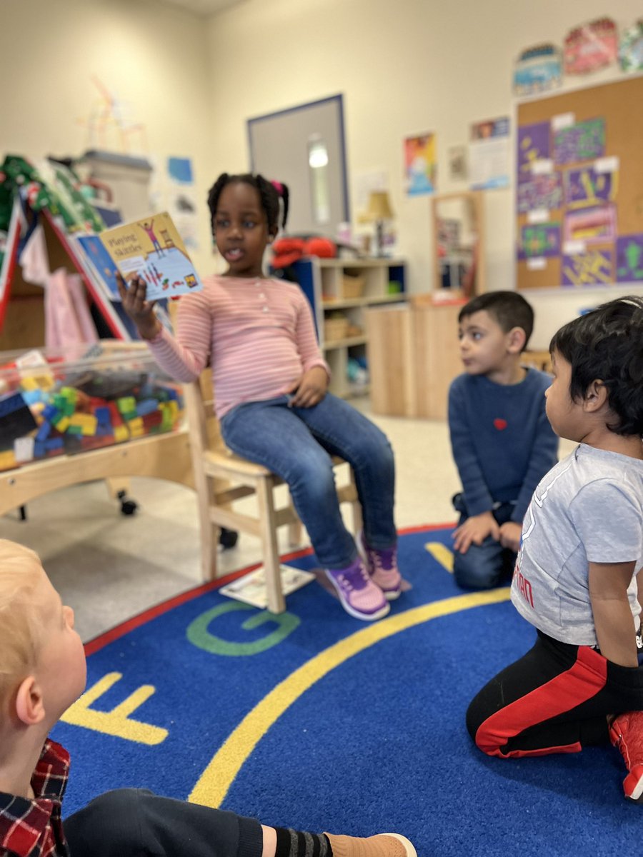 kaycee87's tweet photo. So many proud moments the past couple of weeks in #nspreprimary @centralspry @HRCE_NS @nseducation    Primary students from last year’s PP class sharing their amazing work and reading stories to our new Pre Primaries this year! They were so excited to share❤️ https://t.co/Ck0ge9yFo3