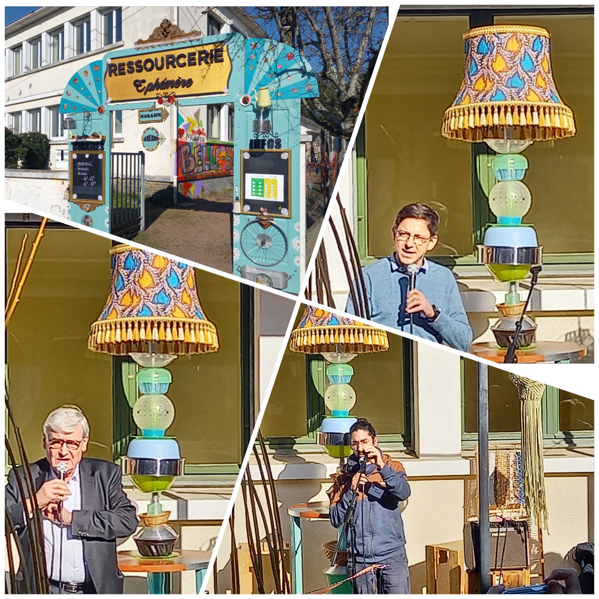 Lancement #ressourcerieéphèmère #bellebeille à #angers favorisant #economiecirculaire #réemploi avec les acteurs du quartier et +30 organismes publics privés et citoyens 
Bravo pour cette dynamique @RessourcerieDB #létabli avec soutien <a href="/Angers/">Ville d'Angers</a> <a href="/JM_Verchere/">Jean-Marc Verchère</a> et autres partenaires