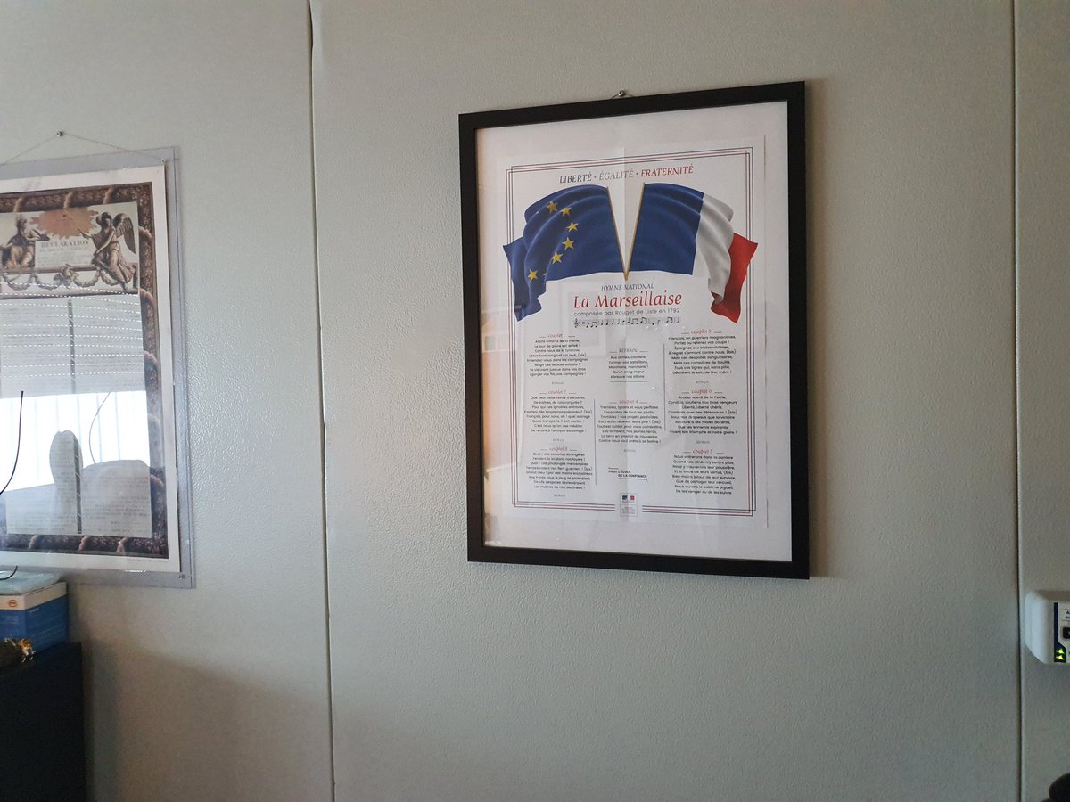 Yannick_Porte93's tweet photo. Le 14 février 1879 : "La Marseillaise" devient l’hymne national de la République.
Composée en avril 1792 par Claude Joseph Rouget de Lisle, officier en poste à Strasbourg, C’est la foule parisienne qui nomma ce chant "La Marseillaise" ! https://t.co/emMytebJfB