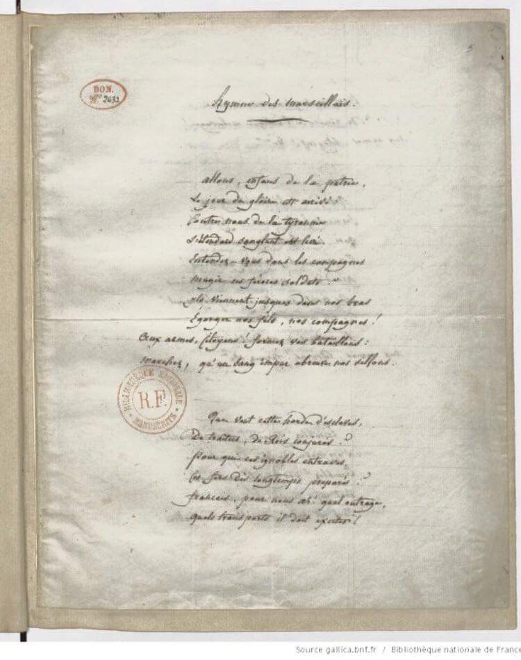 Yannick_Porte93's tweet photo. Le 14 février 1879 : "La Marseillaise" devient l’hymne national de la République.
Composée en avril 1792 par Claude Joseph Rouget de Lisle, officier en poste à Strasbourg, C’est la foule parisienne qui nomma ce chant "La Marseillaise" ! https://t.co/emMytebJfB