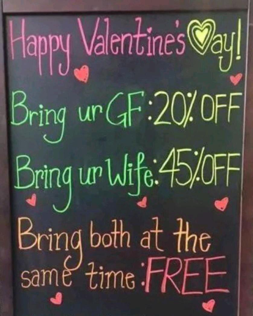 my uncle’s meme stash on Twitter "Happy Valentine’s Day"