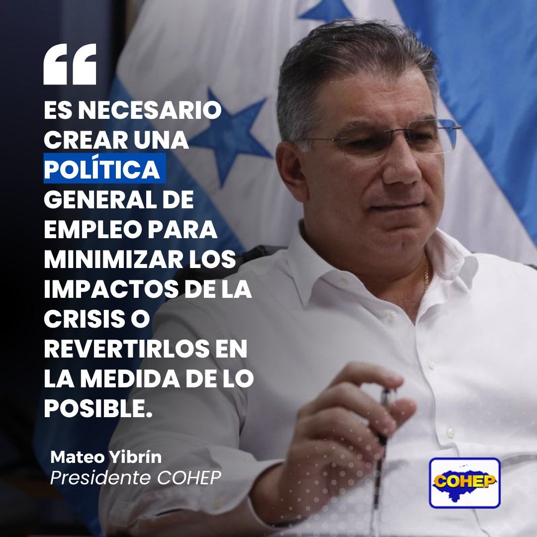 COHEPHonduras's tweet photo. 1/3 "Los empresarios están listos para invertir en el país, pero se necesita establecer un diálogo y generar trabajo en equipo entre el sector privado y el Gobierno". @myibrin, presidente #COHEP https://t.co/oYH07ouXdI