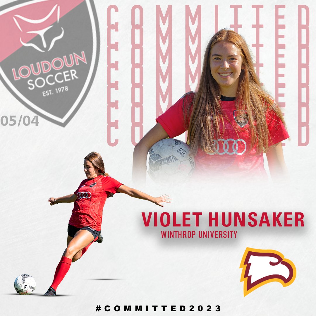 Congratulations to Loudoun 05/04G ECNL's Violet Hunsaker, who has committed to play with Winthrop University in 2023!