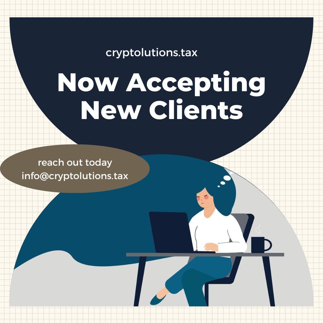 CryptolutionsTx's tweet image. the site is up and running! If you&apos;re confused or frustrated or need help wrangling your data, I&apos;d love to help
#cryptotaxhelp #cryptotax #cryptolutions #cryptotaxes #crypto #cryptocurrency #investments #taxcompliance