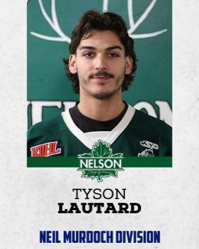 Nelsonleafs's tweet photo. Ladies and gentlemen… the Neil Murdoch Division Top Defenceman award goes to our very own Tyson Lautard!  Congrats Tyson! https://t.co/xpIF7ztapw
