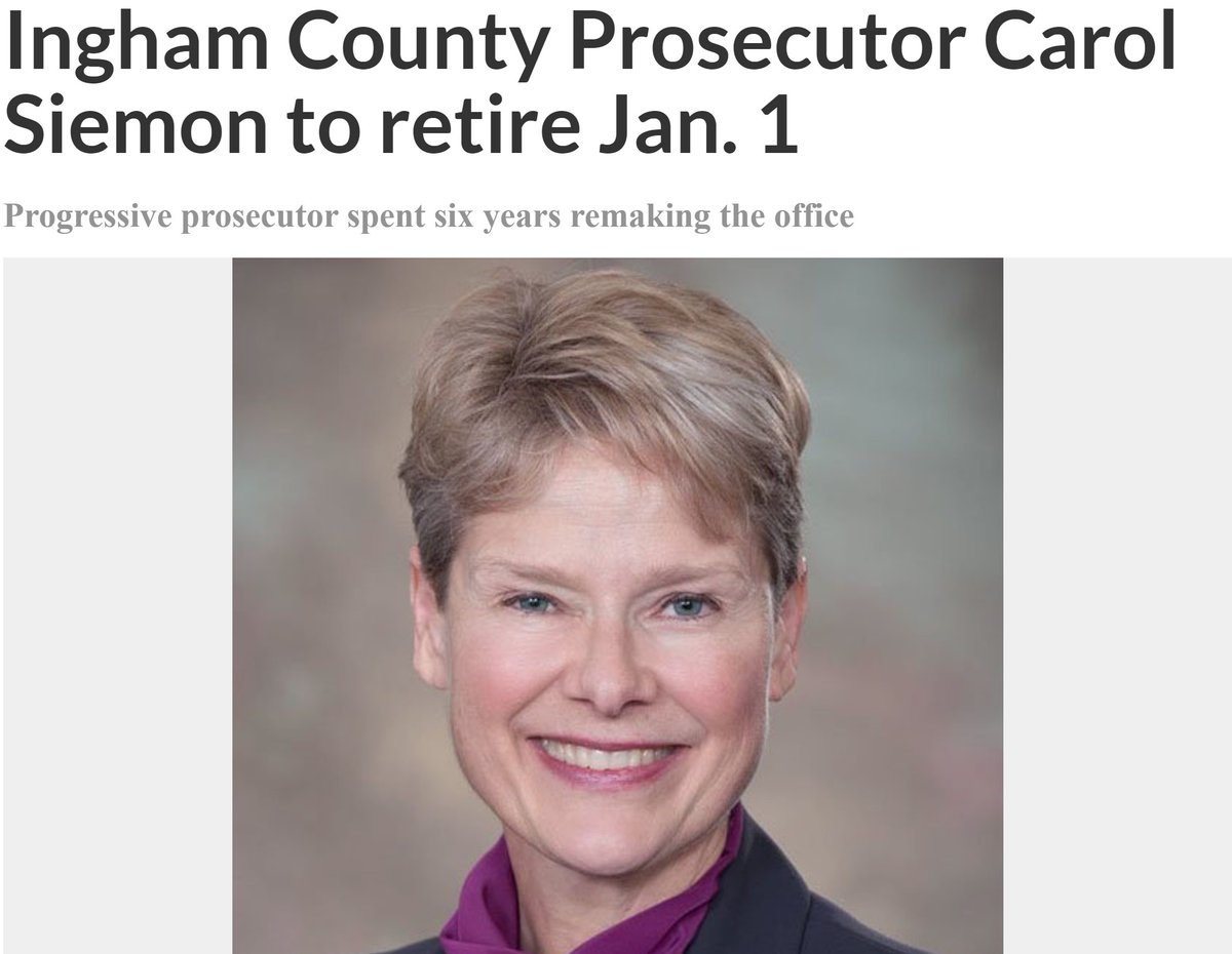 FenixAmmunition's tweet photo. Want to know why that fuckbag was out of prison and in a position to go crazy one day and murder three people?

This bitch.  

Whitmer's replacement, a so-called "progressive prosecutor".

SHE LITERALLY CAMPAIGNED ON LETTING PEOPLE OUT OF PRISON EARLY FOR GUN RELATED CRIMES. https://t.co/nbFD5NcWjf