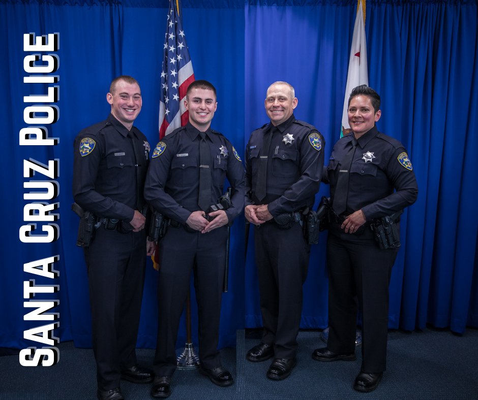 Santa Cruz Police on Twitter "SCPD 4 New Officers to Our