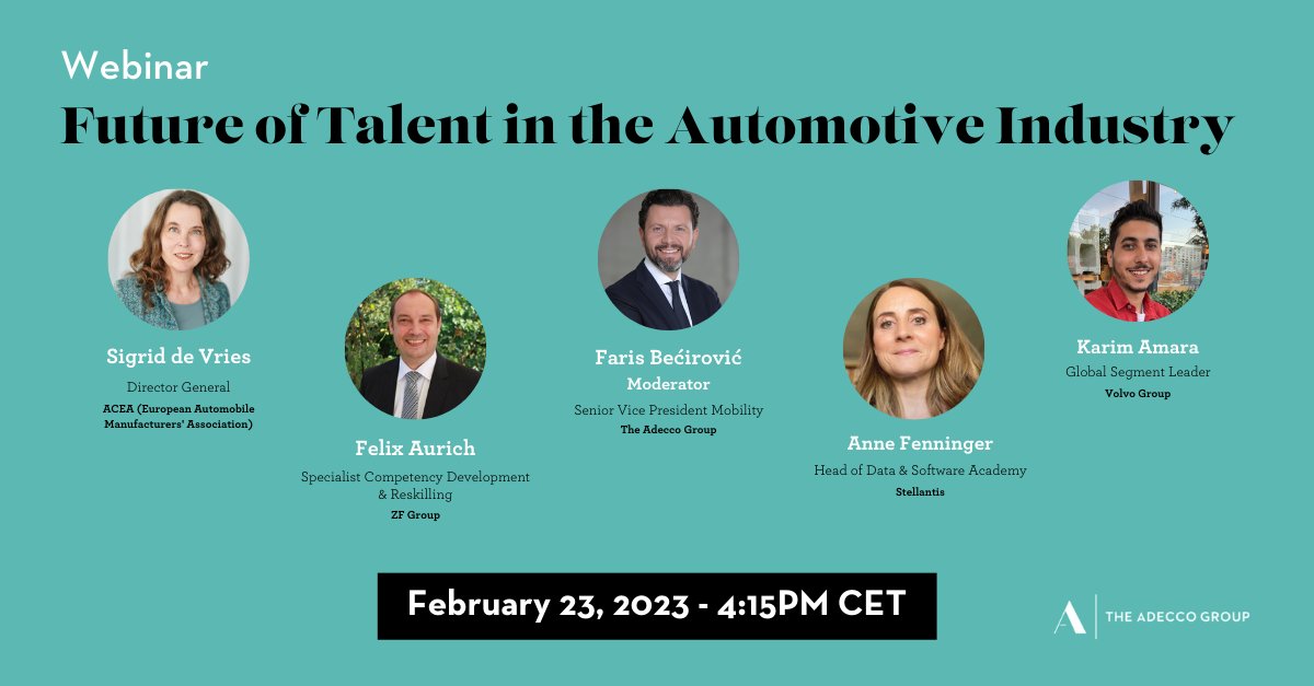 Current skills don't meet the automotive industry's needs to grow into the future. What can companies do to prepare?

Register for our webinar on February 23rd at 10:15 am EST to hear the answers!
