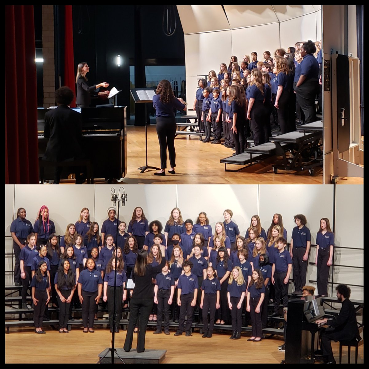 MusicAtSPARK's tweet photo. I am super proud of our LGPE team today -- @APS_SPARK 3rd, 4th, and 5th graders made me proud on &amp; off stage! We even sang in Cherokee. Superiors all around, even in sight reading--we did the 6th grade example. Plus we saw our older sweeties in 6th and 7th grade! #apsarts https://t.co/1unh4A7xis