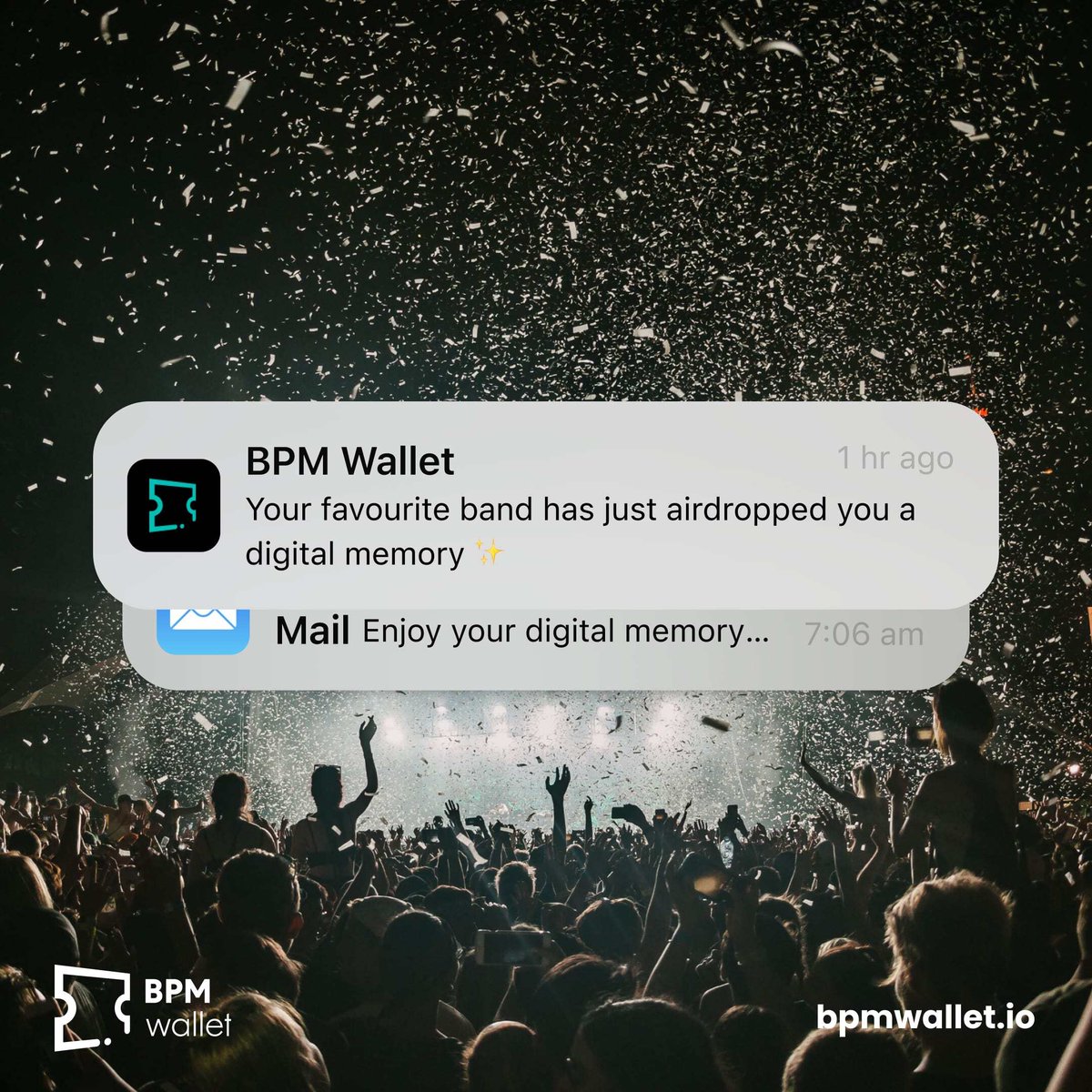 How cool would it be to receive digital collectables from your favourite artists for simply attending their gigs 🤟 

From #NFT mementos to exclusive tracks and releases airdropped to you. Our platform will bridge the gap between artists and fans like never before! 👨‍🎤 ➡️💃

#XRPL